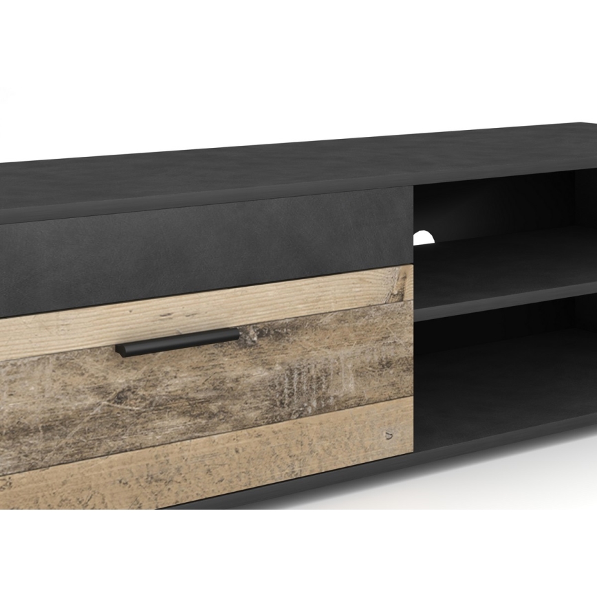 Mobilier pentru living BRICK maro/negru