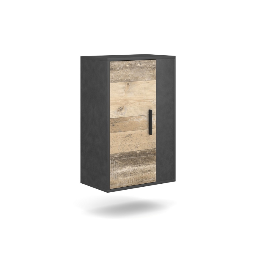 Mobilier pentru living BRICK maro/negru