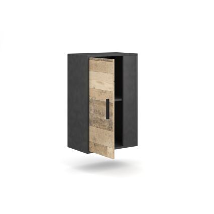 Mobilier pentru living BRICK maro/negru