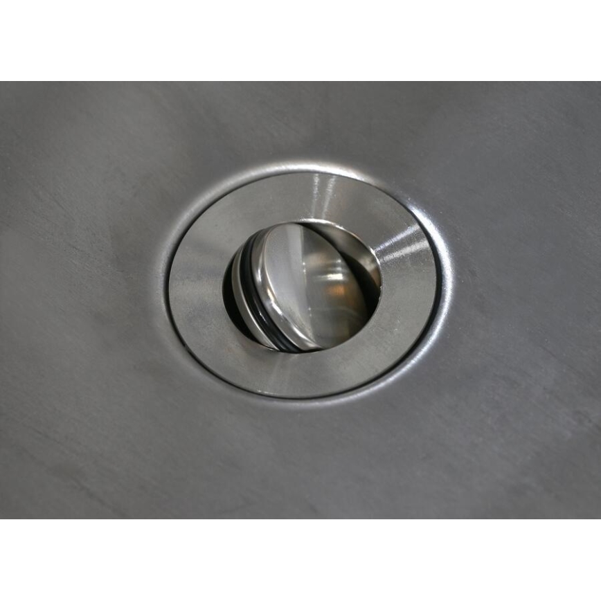 Modul exterior — masă cu chiuvetă 60x47x123 cm, negru/inox