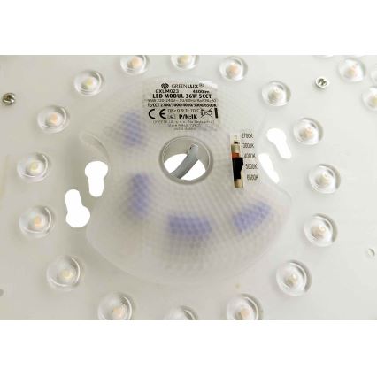 Modul LED magnetic LED/36W/230V, diametru 24 cm, 2700/3000/4000/5000/6500K