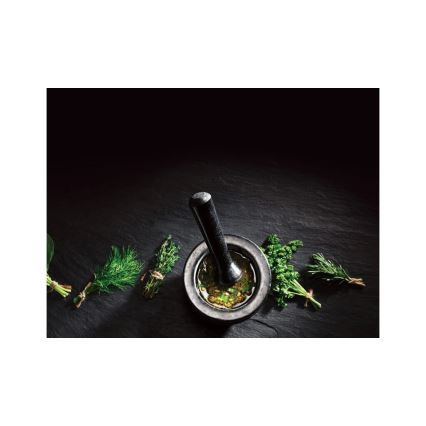 Mojar cu pistil din granit Cole&Mason GRANITE d. 14 cm granit/negru