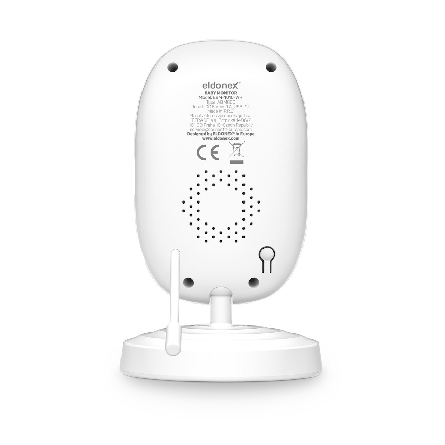 Monitor pentru bebeluși ELDONEX EBM-1010-WH 5V/2000 mAh