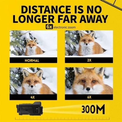 Monocular pentru vedere nocturnă 6x25, 2000 mAh
