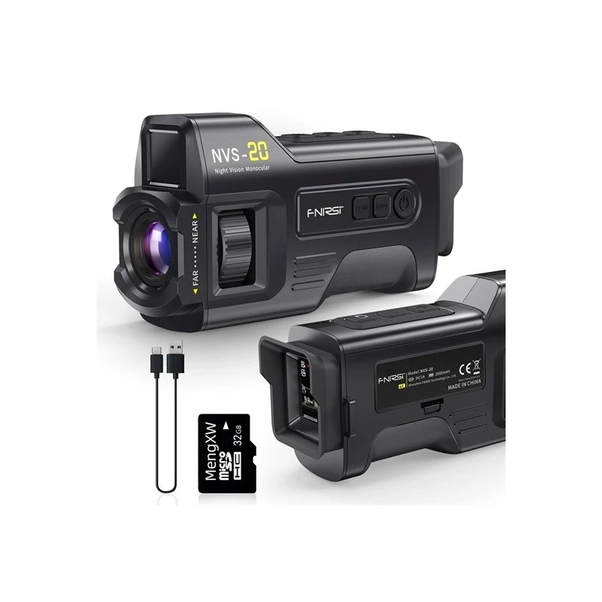 Monocular pentru vedere nocturnă 6x25, 2000 mAh