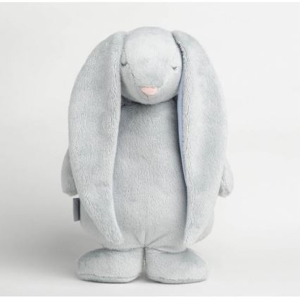 Moonie - Iepuraș de somn cu melodie și lumină, argintiu