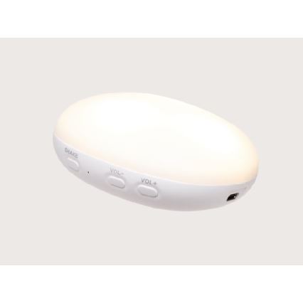 Moonie - Pluș pentru adormit cu melodie și lumină, foca, gri organic