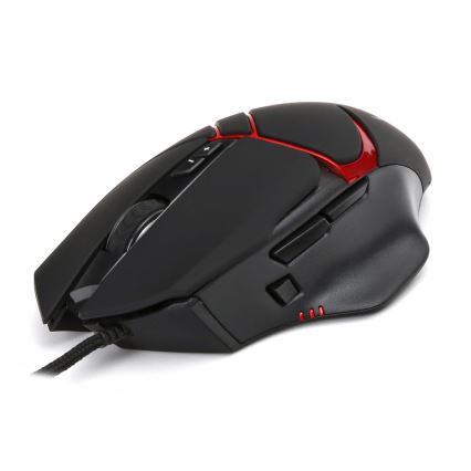 Mouse de gaming LED VARR 1200/1600/2000/3200 DPI, neagră