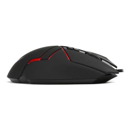 Mouse de gaming LED VARR 1200/1600/2000/3200 DPI, neagră