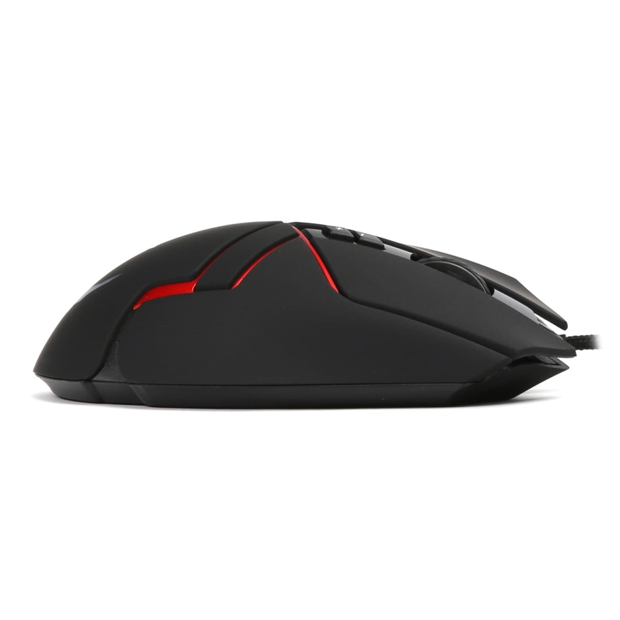 Mouse de gaming LED VARR 1200/1600/2000/3200 DPI, neagră