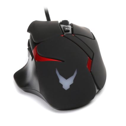 Mouse de gaming LED VARR 1200/1600/2000/3200 DPI, neagră