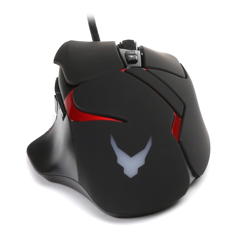 Mouse de gaming LED VARR 1200/1600/2000/3200 DPI, neagră