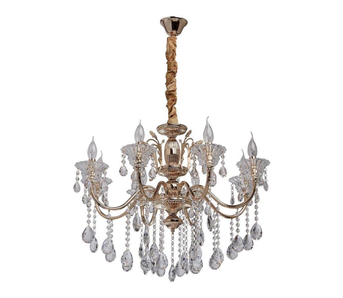 MW-LIGHT - Lustră pe lanț CRYSTAL 8xE14/40W/230V