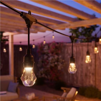 Nanoleaf - Set de extensie LED RGBWIC dimmabil șir pentru exterior GIRLANDA 20xLED 15m 2700-6500K Wi-Fi IP65