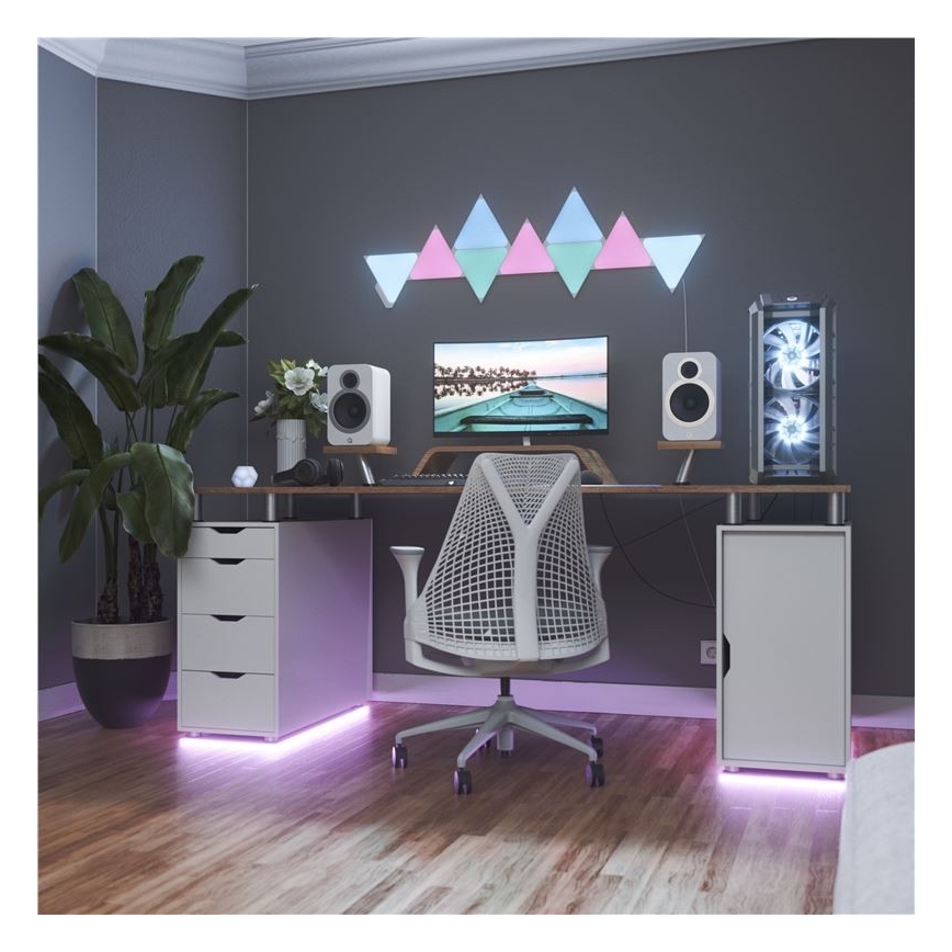 Nanoleaf - 9 PACK LED RGB Panou reglabil TRIANGLE LED / 1,5W/230V Wi-Fi