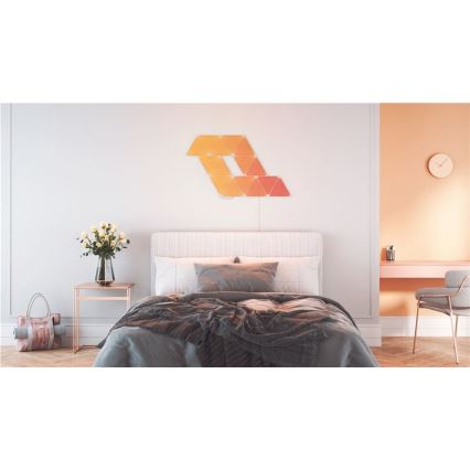 Nanoleaf - 9 PACK LED RGB Panou reglabil TRIANGLE LED / 1,5W/230V Wi-Fi