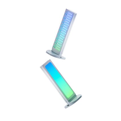 Nanoleaf - Stație de birou 3-în-1 cu încărcare, LED RGBIC reglabilă, 5V, 2700-6500K, albă