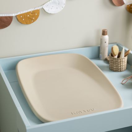 Nattou - Salteluță pentru schimbat scutece SOFTY 50x70 cm bej