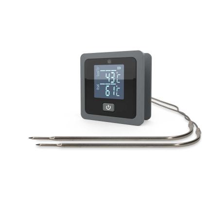 Termometru digital inteligent pentru carne cu afișaj LCD SmartLife 0-300 °C 2xAAA