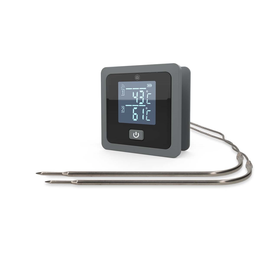 Termometru digital inteligent pentru carne cu afișaj LCD SmartLife 0-300 °C 2xAAA
