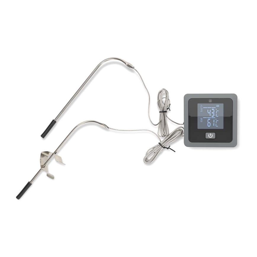 Termometru digital inteligent pentru carne cu afișaj LCD SmartLife 0-300 °C 2xAAA