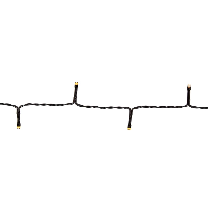 Ghirlandă LED pentru exterior 192xLED/7 funcții/3xAA 14,9m IP44 alb cald