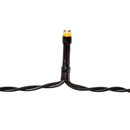 Ghirlandă LED pentru exterior 192xLED/7 funcții/3xAA 14,9m IP44 alb cald