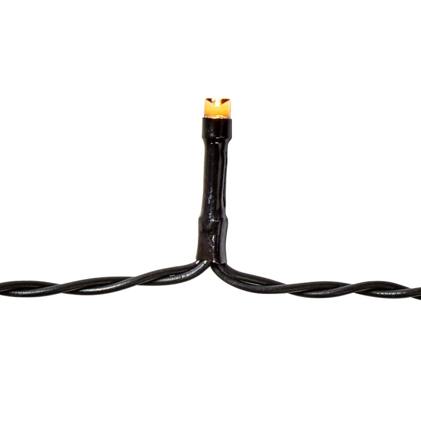 Ghirlandă LED pentru exterior 192xLED/7 funcții/3xAA 14,9m IP44 alb cald