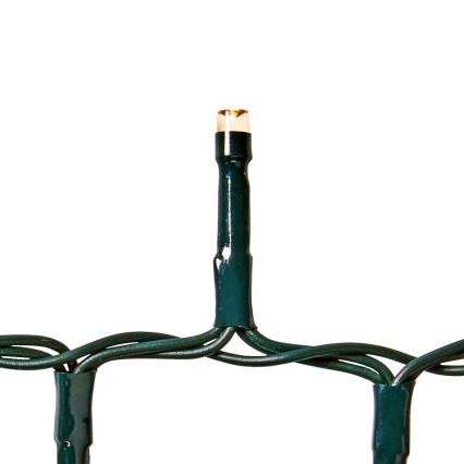 Ghirlandă LED pentru exterior 400xLED/7 funcții 11m IP44 alb cald