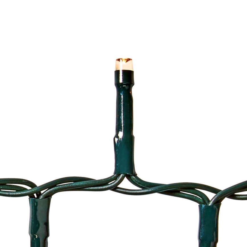 Ghirlandă LED pentru exterior 400xLED/7 funcții 11m IP44 alb cald