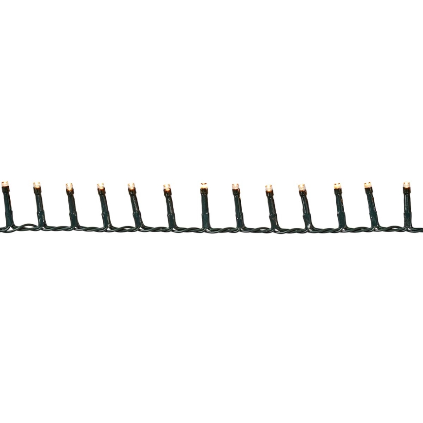 Ghirlandă LED de exterior, 560 LED-uri, 7 moduri, 14 m, IP44, alb cald