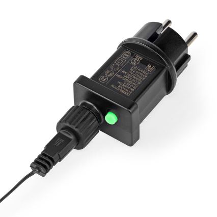 Ghirlandă LED de exterior, 560 LED-uri, 7 moduri, 14 m, IP44, alb cald