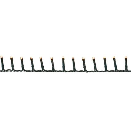 Ghirlandă LED de exterior 700 LED/7 funcții, 17 m, IP44, alb cald