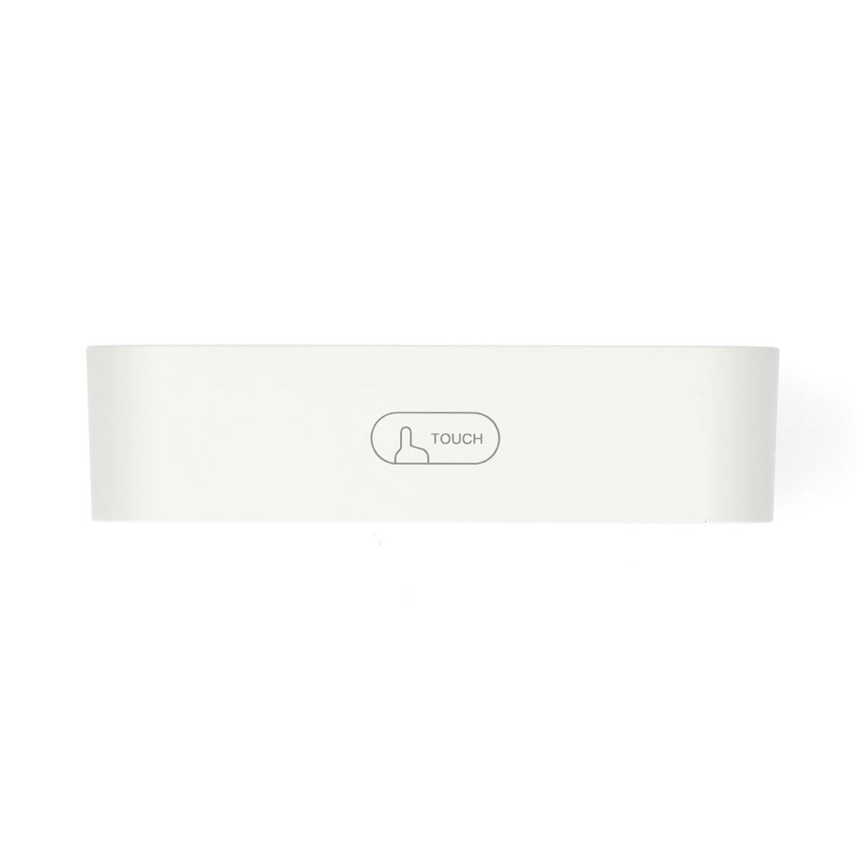 Ceas digital cu alarmă, termometru și higrometru, 2x AA, alb