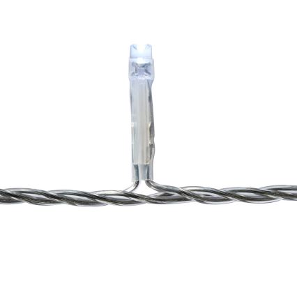 Perdea LED pentru exterior, 180 LED, 7 funcții, 10,9 m, IP44, alb rece