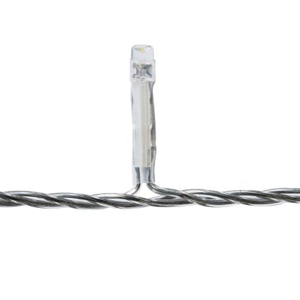 Perdea LED pentru exterior, 180 LED, 7 funcții, 10,9 m, IP44, alb rece