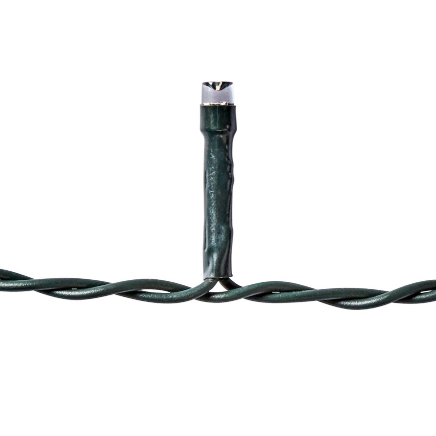 Instalație LED tip perdea pentru exterior, 360 LED, 7 funcții, 14 m, IP44, alb cald