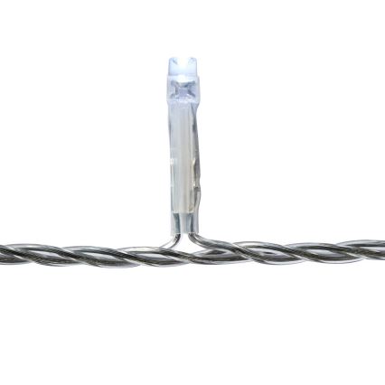 Perdea LED pentru exterior, 360 LED, 7 funcții, 14 m, IP44, alb rece
