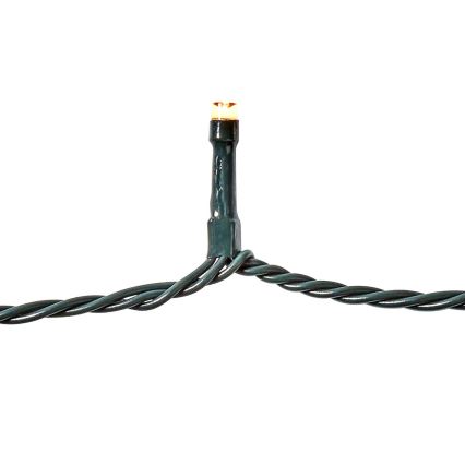 LED ghirlandă de Crăciun pentru exterior 180xLED/7 funcții 16,5m IP44 alb cald