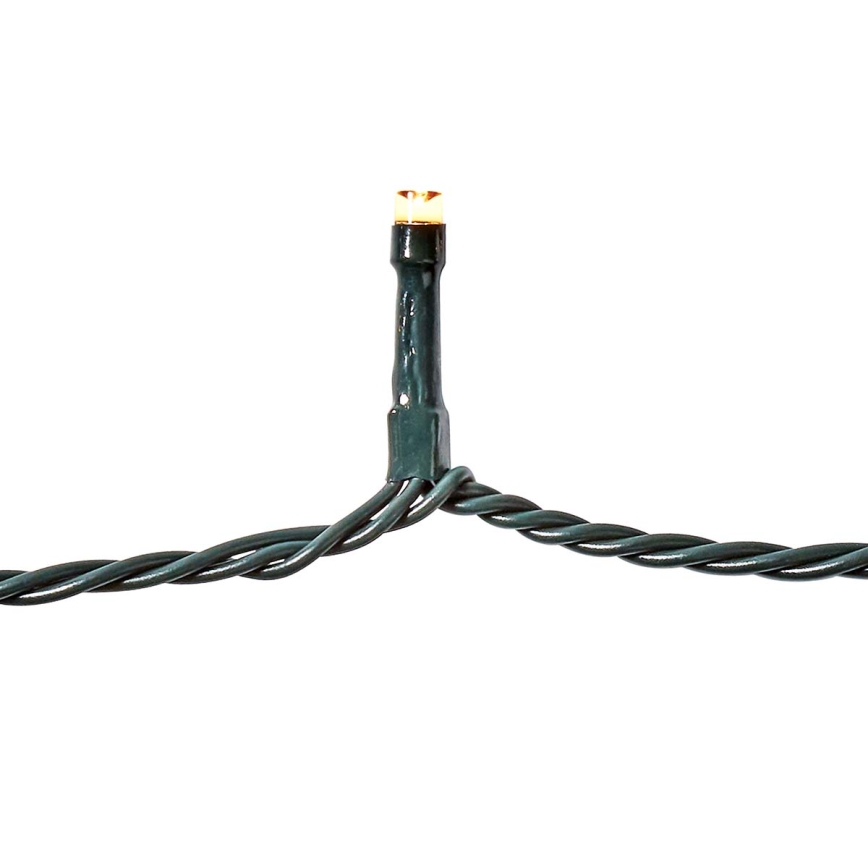 Ghirlandă LED pentru exterior, 57 m, 720 LED, 7 funcții, IP44, alb cald