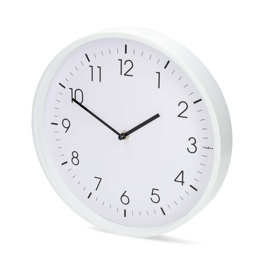 Ceas de perete Ø 30,8 cm, 1x AA, alb