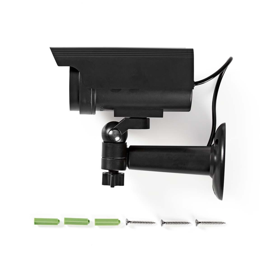 Model LED de cameră de supraveghere cu panou solar, 2xAA, IP44