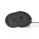 Mouse ergonomic cu cablu LED/1600 dpi