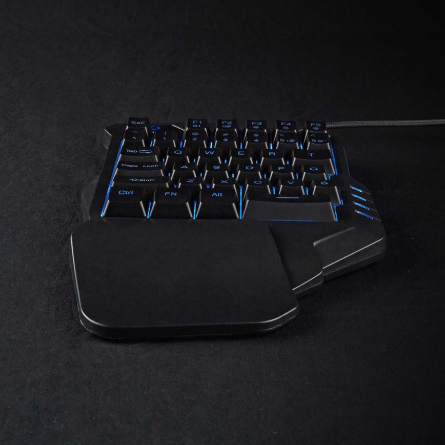 Tastatură de gaming RGB LED cu o singură mână 5V
