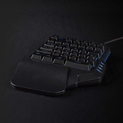 Tastatură de gaming RGB LED cu o singură mână 5V