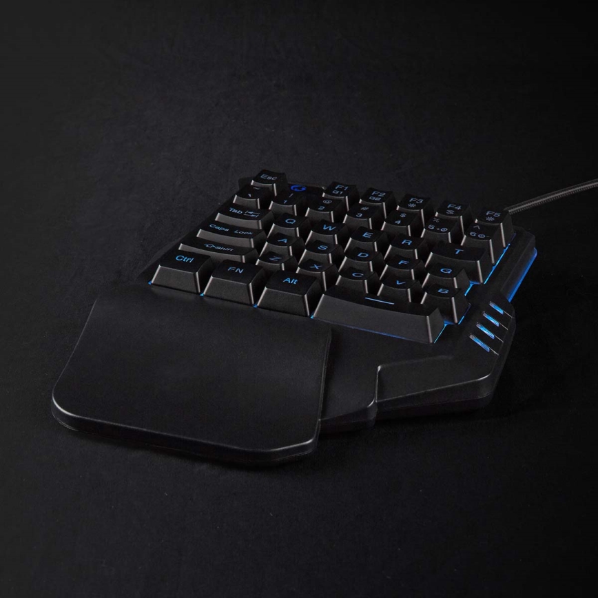 Tastatură de gaming RGB LED cu o singură mână 5V