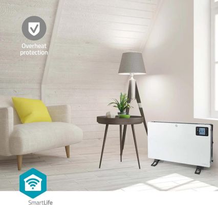 Încălzitor electric/convector 750/1250/2000W/230V Wi-Fi Tuya + telecomandă