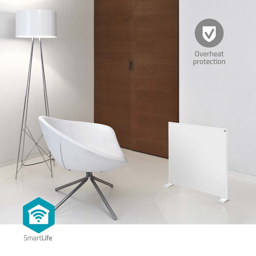 Panou radiant cu infraroșu 350 W / 230 V, 59,8 x 62 cm, IP44, Wi‑Fi Tuya + telecomandă