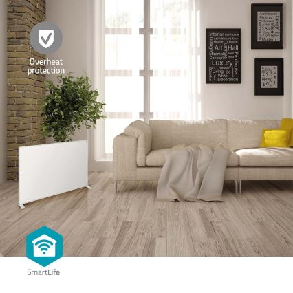 Panou de încălzire cu infraroșu 700W/230V 120x62 cm IP44 Wi-Fi Tuya + telecomandă