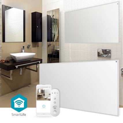 Panou de încălzire cu infraroșu 700W/230V 120x62 cm IP44 Wi-Fi Tuya + telecomandă